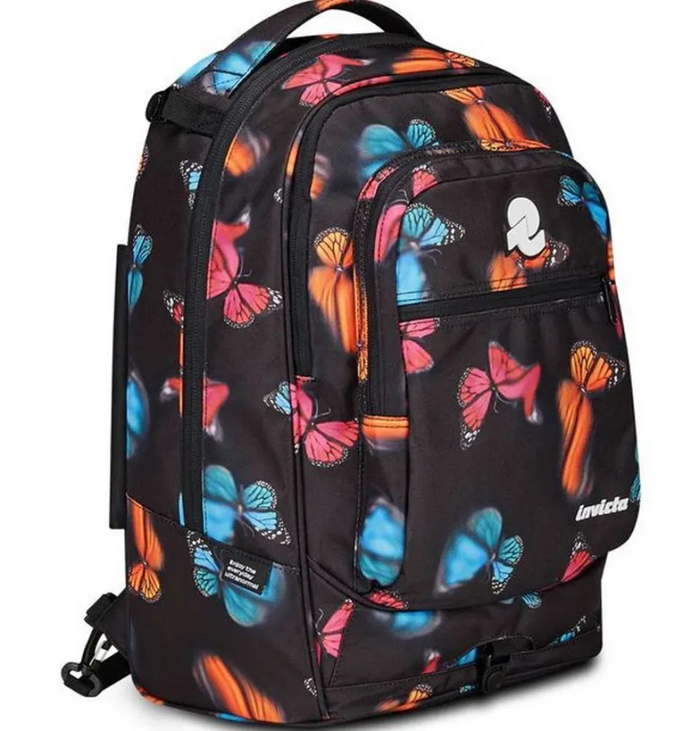 Trolley scuola Invicta New Plug Fantasy Blurry Butterfly