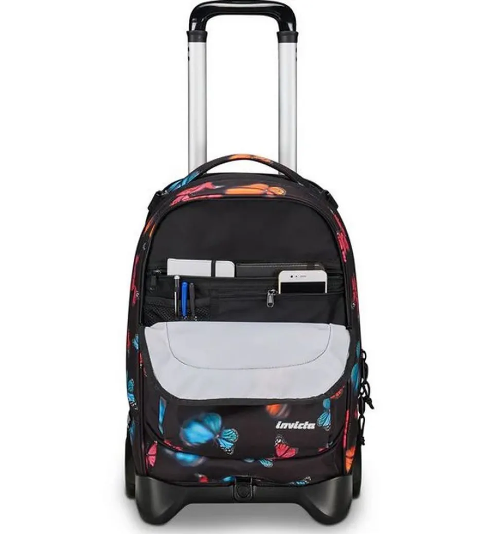 Trolley scuola Invicta New Plug Fantasy Blurry Butterfly