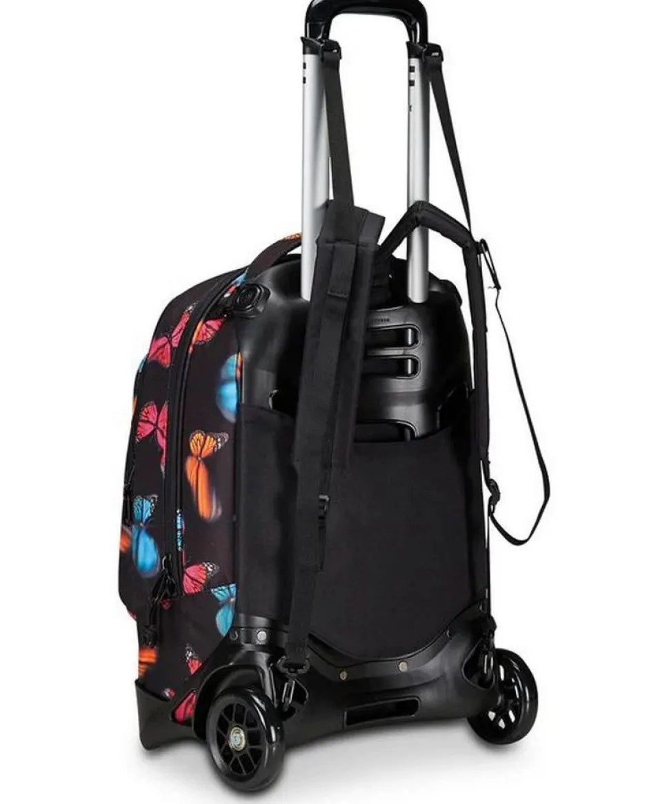 Trolley scuola Invicta New Plug Fantasy Blurry Butterfly