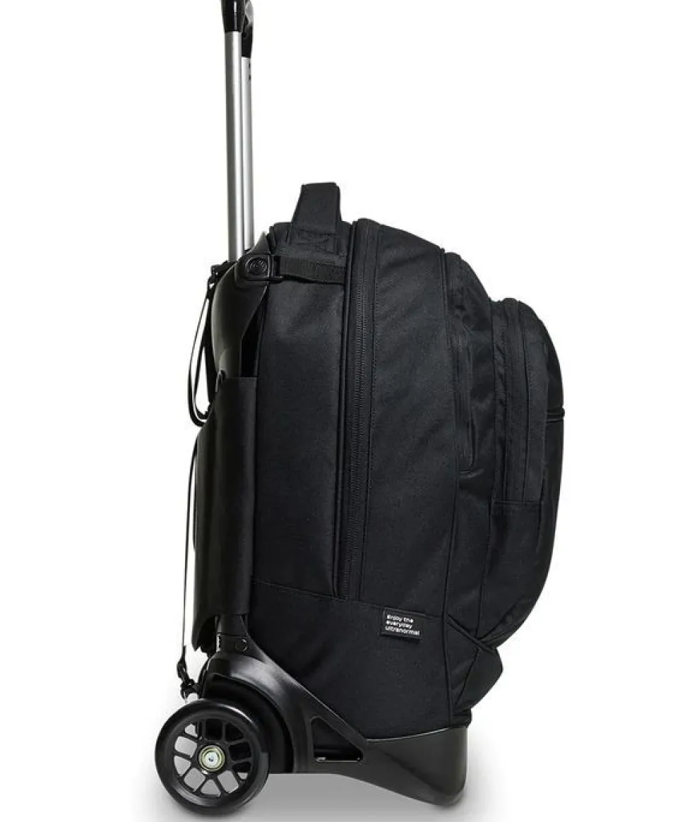 Trolley scuola Invicta New Plug Plain Jet Black