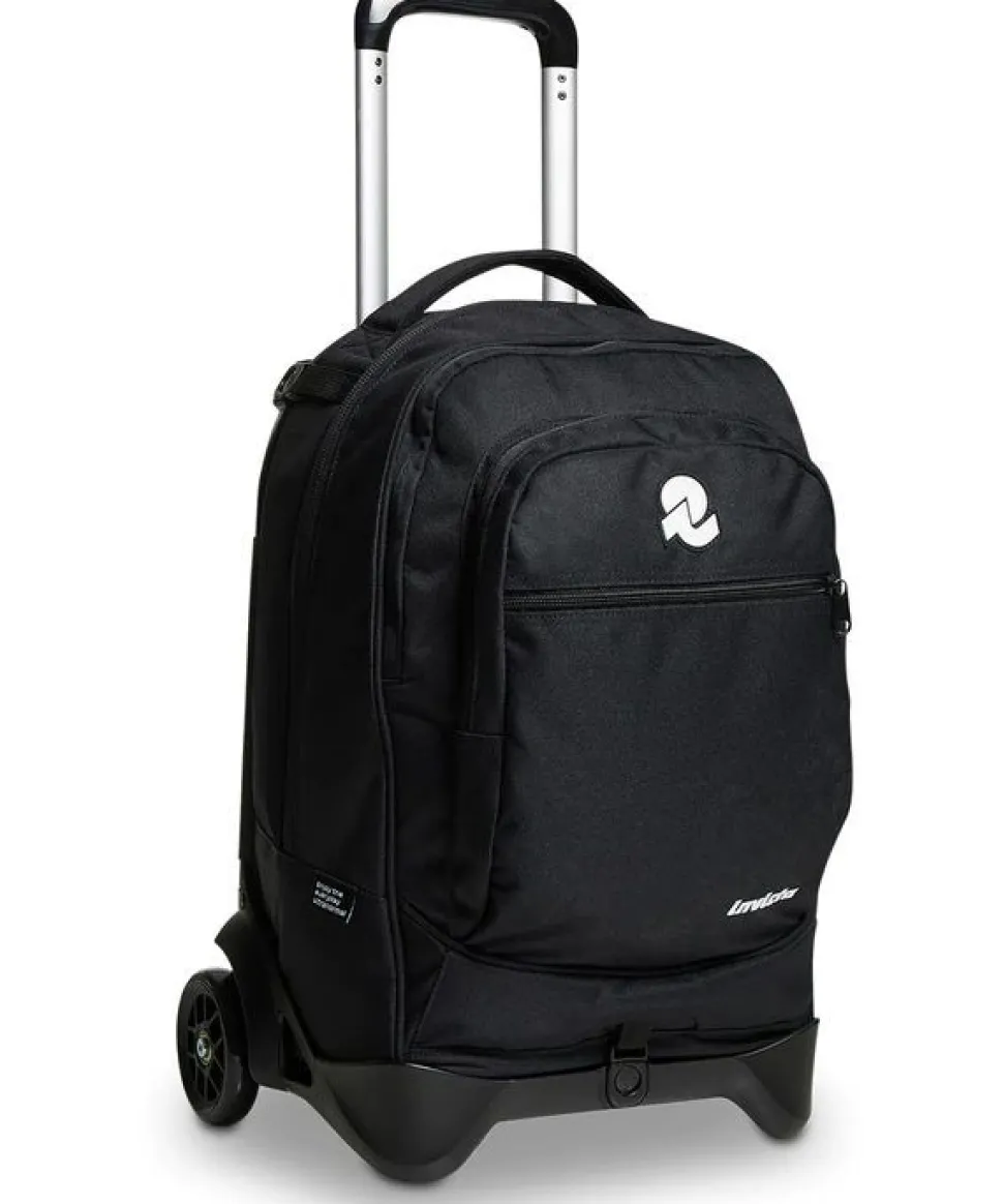 Trolley scuola Invicta New Plug Plain Jet Black