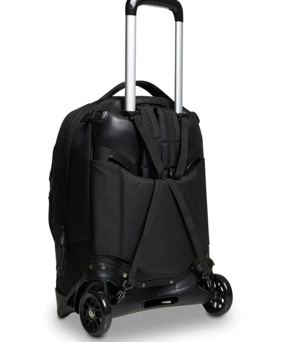 Trolley scuola Invicta New Plug Plain Jet Black