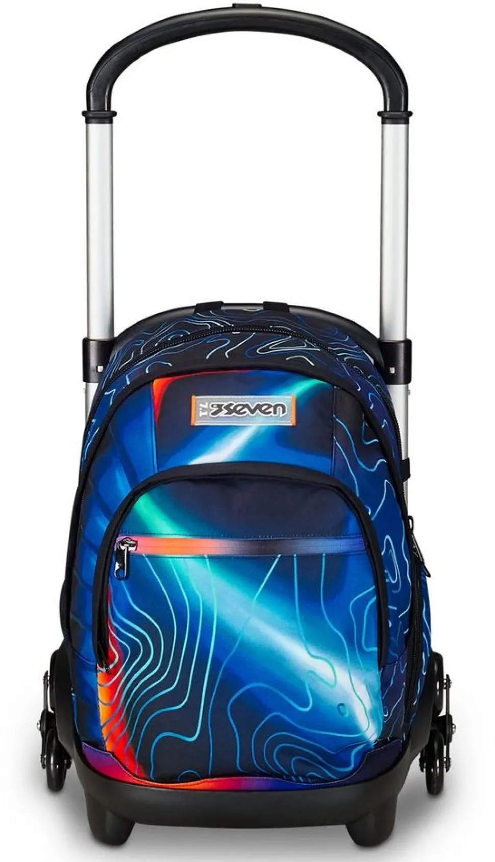 Trolley scuola 3 ruote Seven Flex Mapset Boy