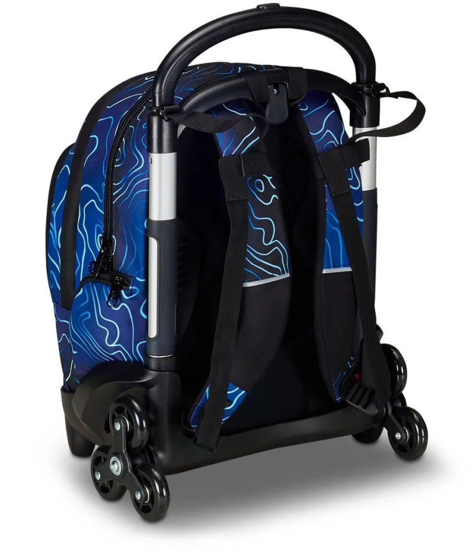 Trolley scuola 3 ruote Seven Flex Mapset Boy