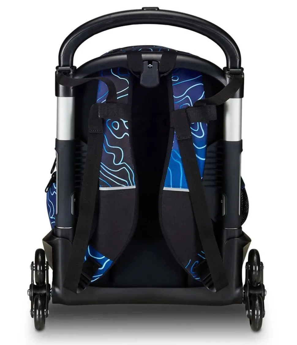 Trolley scuola 3 ruote Seven Flex Mapset Boy