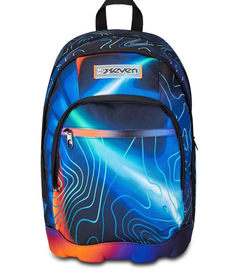 Trolley scuola 3 ruote Seven Flex Mapset Boy