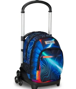 Trolley scuola 3 ruote Seven Flex Mapset Boy