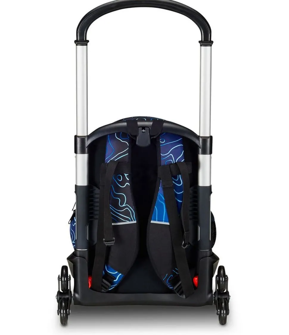 Trolley scuola 3 ruote Seven Flex Mapset Boy