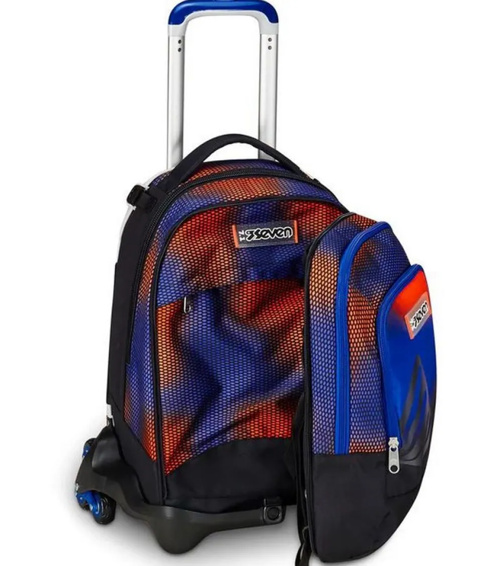 Trolley scuola Seven Jack 3 ruote Detach Shadefull Boy