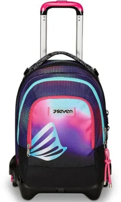 Trolley scuola Seven Jack 3 ruote Detach Shadefull Girl