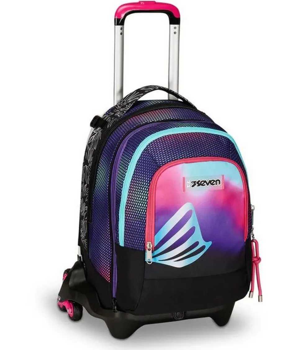 Trolley scuola Seven Jack 3 ruote Detach Shadefull Girl
