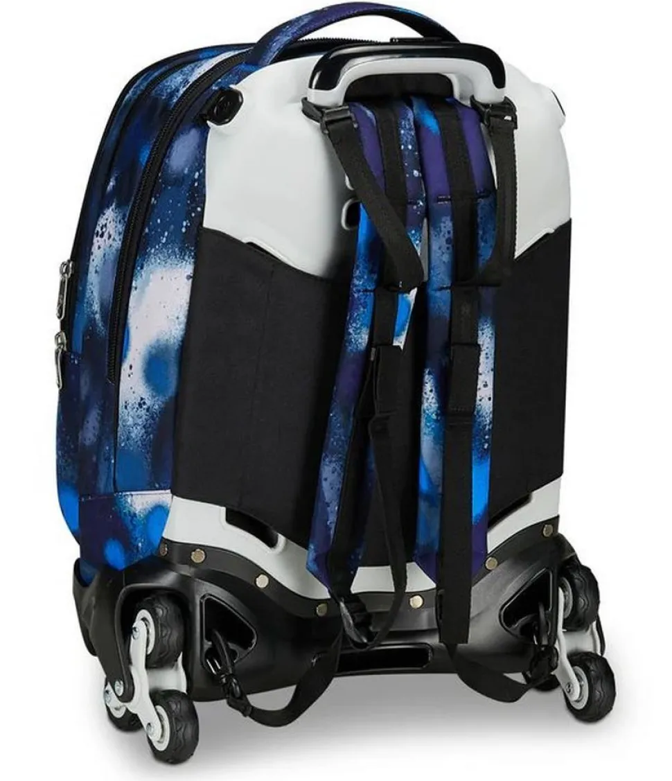 Trolley scuola Seven Jack 3 ruote Detach Retrocolor