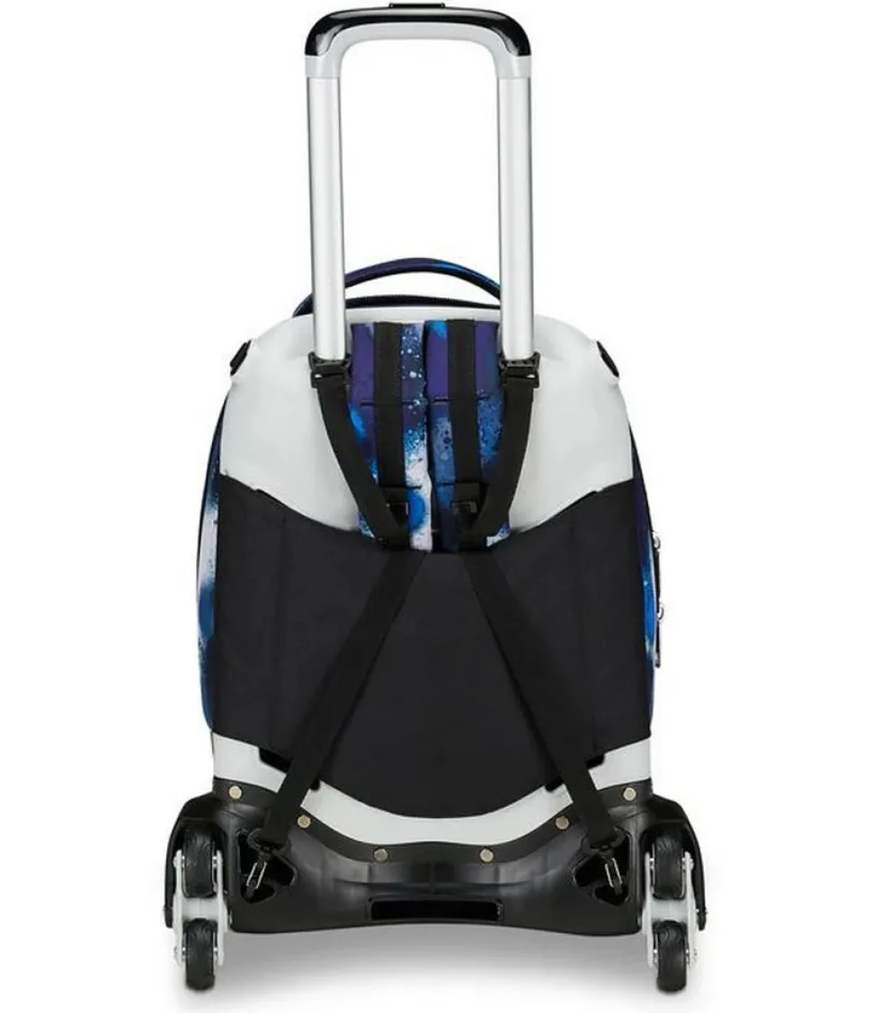 Trolley scuola Seven Jack 3 ruote Detach Retrocolor
