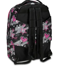 Trolley scuola Seven Jack 3 ruote Draft Heart