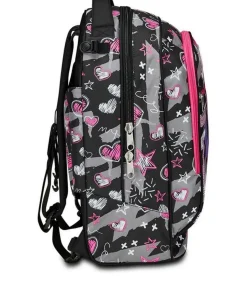 Trolley scuola Seven Jack 2 ruote Draft Heart