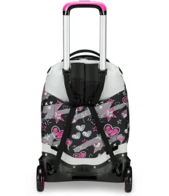 Trolley scuola Seven Jack 2 ruote Draft Heart