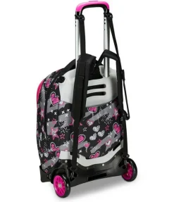 Trolley scuola Seven Jack 2 ruote Draft Heart