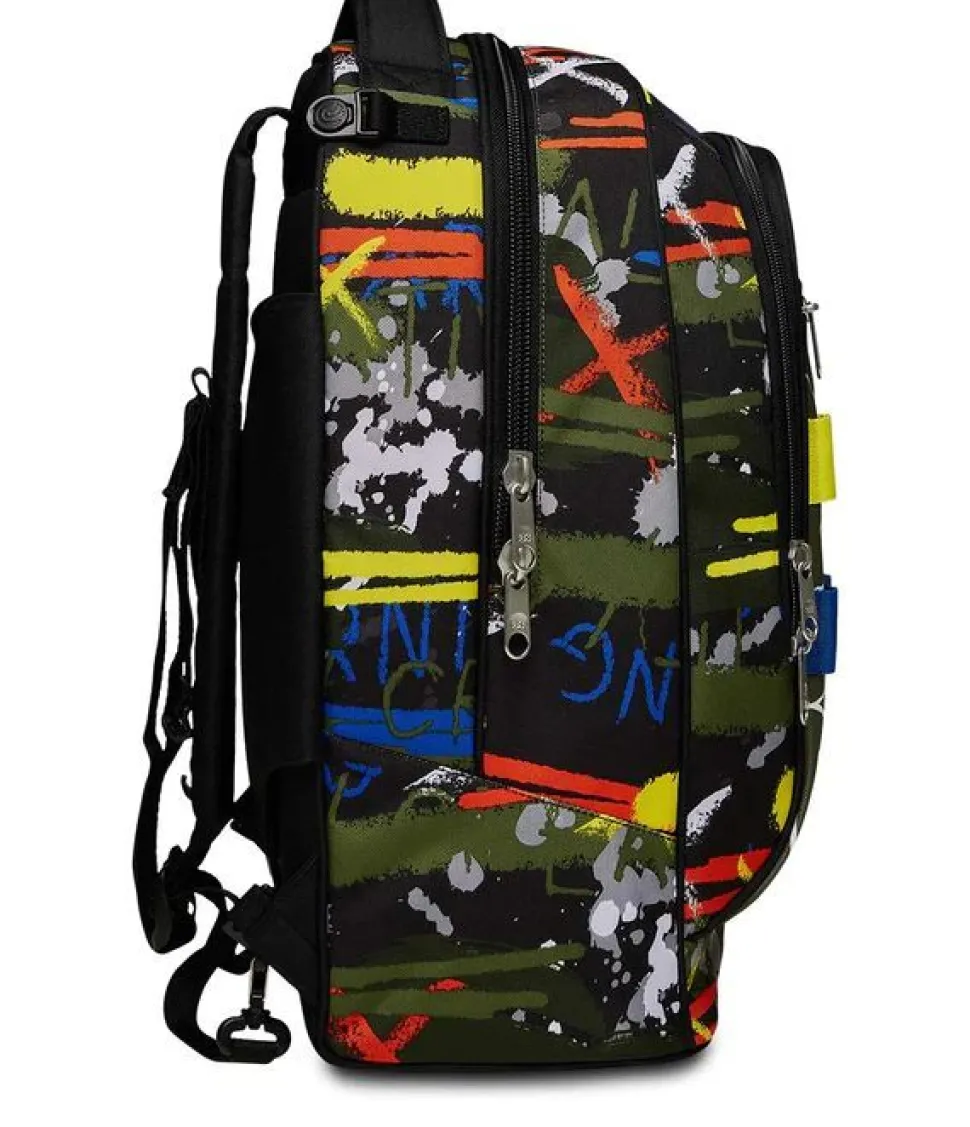 Trolley scuola Seven Jack 2 ruote Fluo Belts