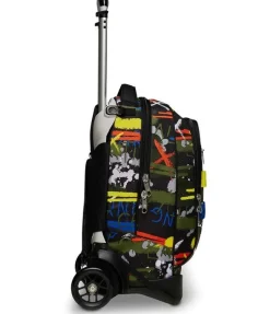 Trolley scuola Seven Jack 2 ruote Fluo Belts