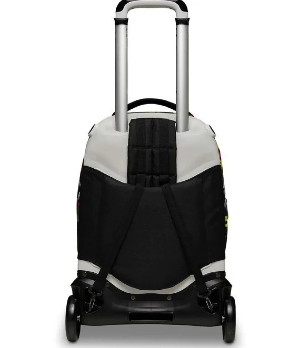 Trolley scuola Seven Jack 2 ruote Fluo Belts