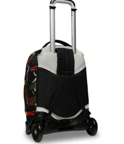 Trolley scuola Seven Jack 2 ruote Fluo Belts
