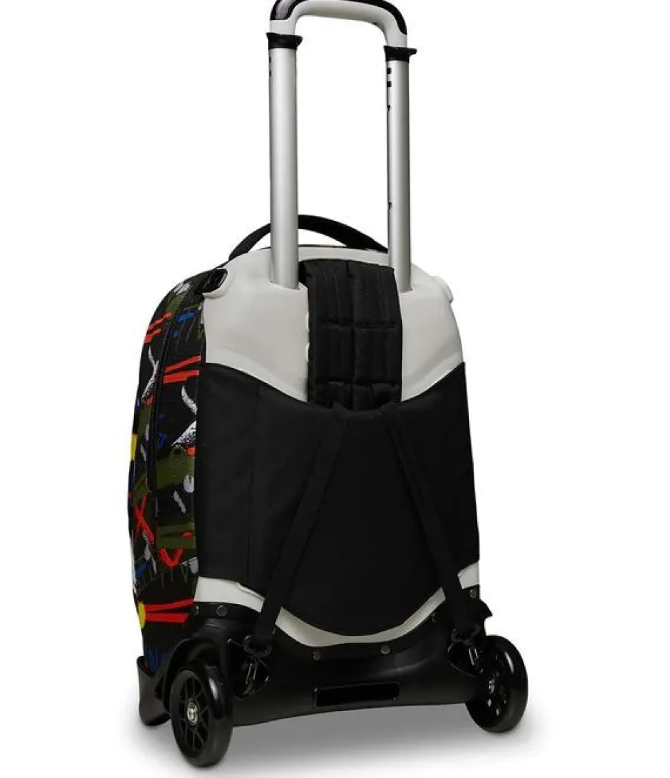 Trolley scuola Seven Jack 2 ruote Fluo Belts