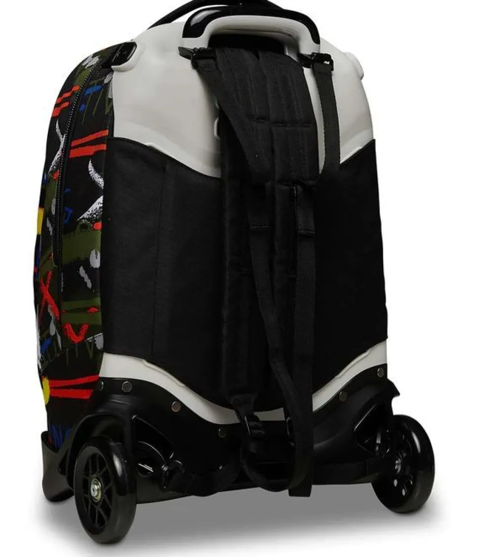 Trolley scuola Seven Jack 2 ruote Fluo Belts