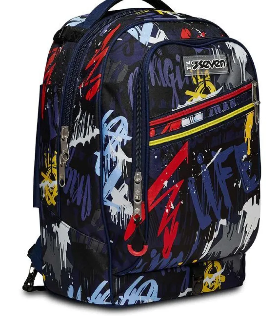 Trolley scuola Seven Jack 2 ruote Spray Wall
