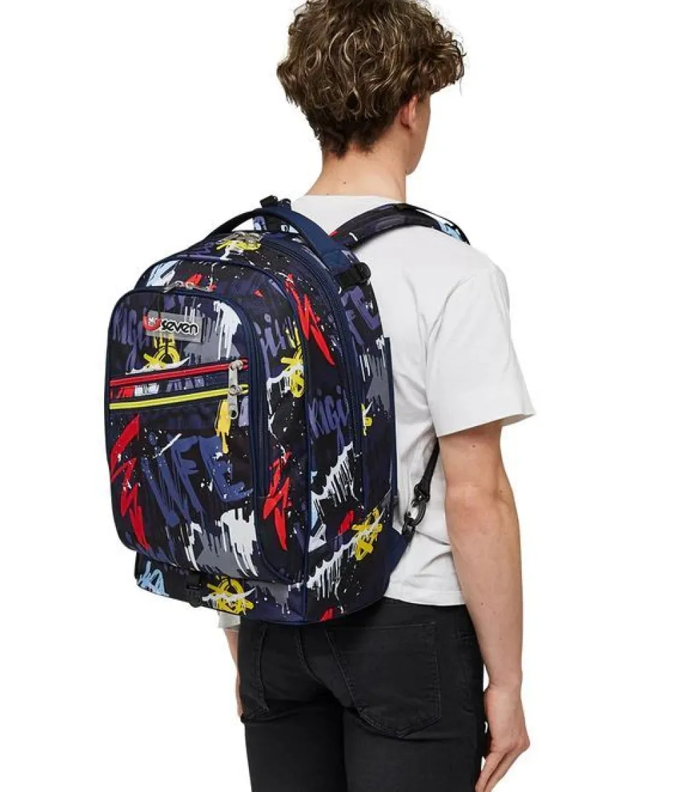 Trolley scuola Seven Jack 2 ruote Spray Wall