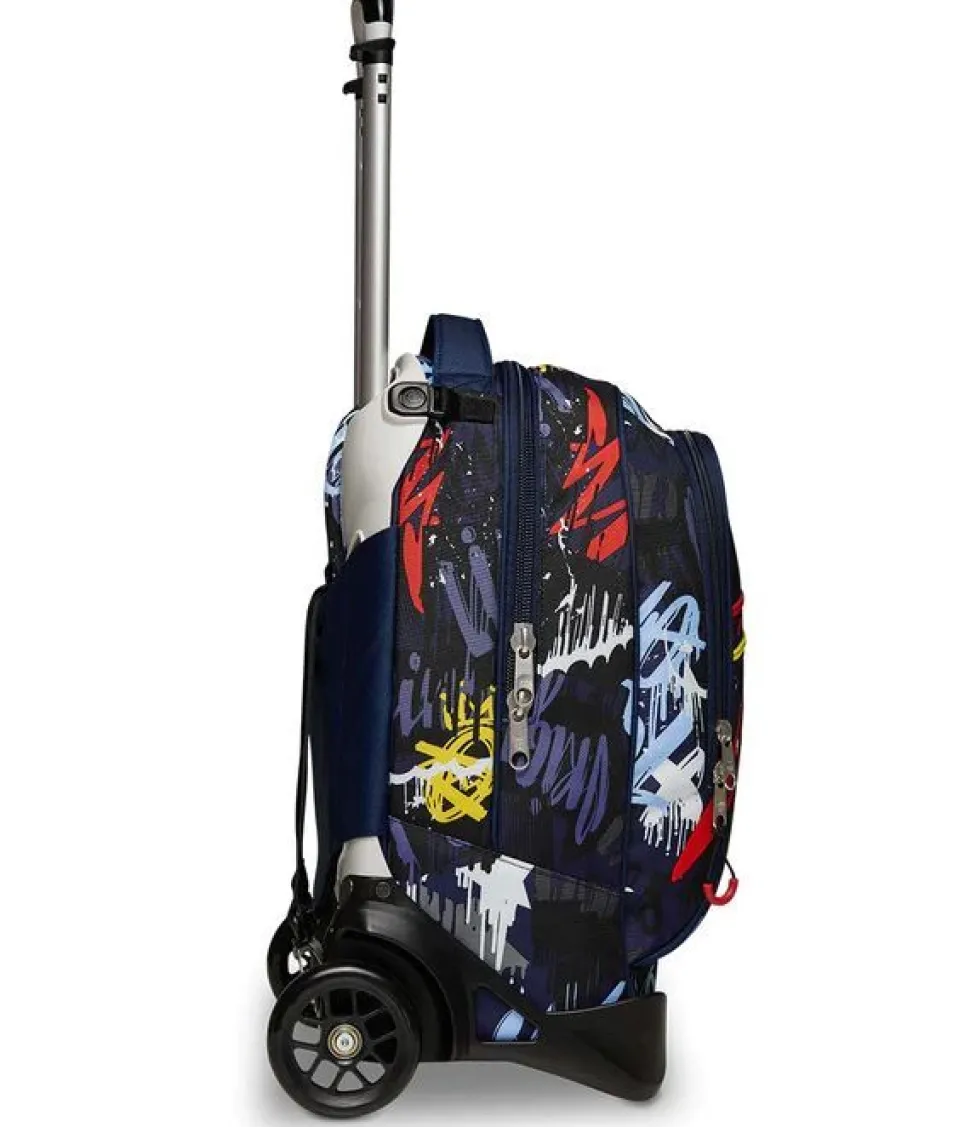Trolley scuola Seven Jack 2 ruote Spray Wall