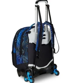 Trolley scuola Seven Jack 3 ruote Detach Mapset Boy