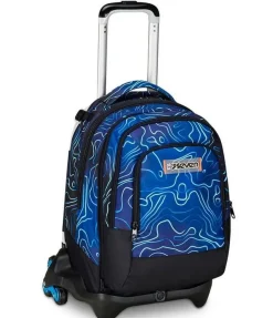 Trolley scuola Seven Jack 3 ruote Detach Mapset Boy