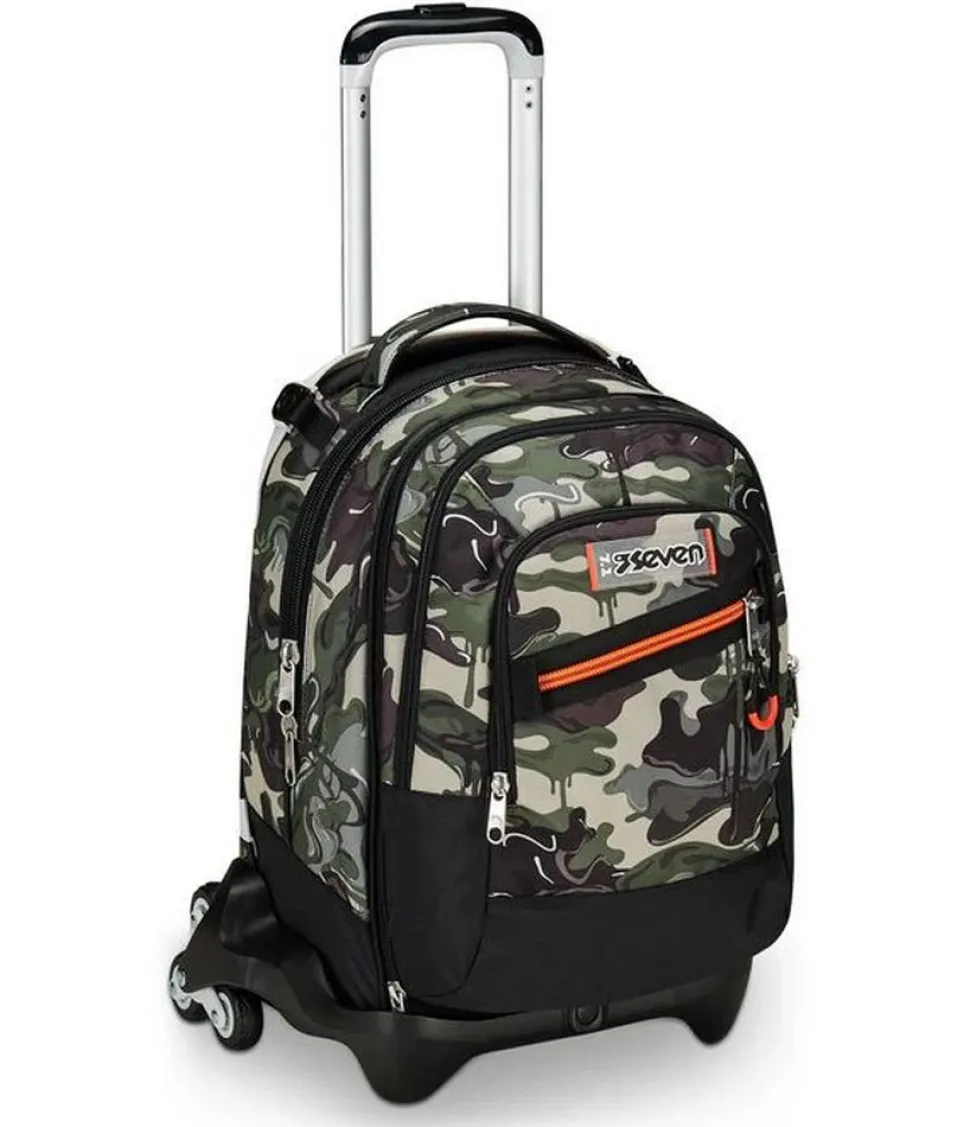 Trolley scuola Seven Jack 3 ruote Detach Lightventure