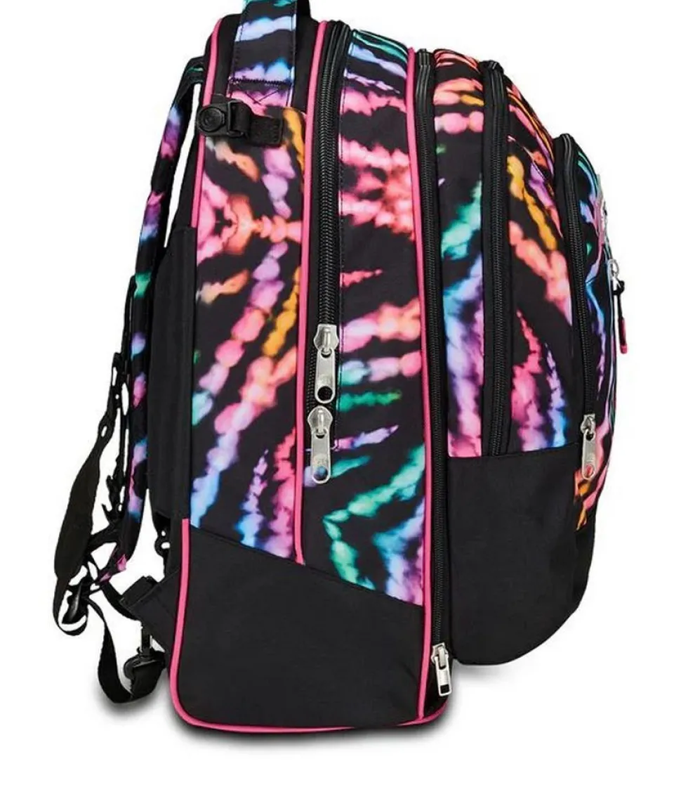 Trolley scuola Seven Jack 3 ruote Detach Multi-Shade Girl