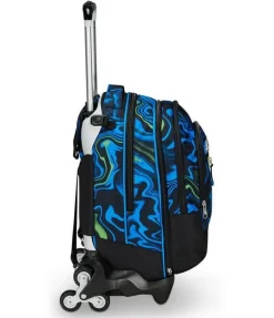 Trolley scuola Seven Jack 3 ruote Detach Multi-Shade Boy