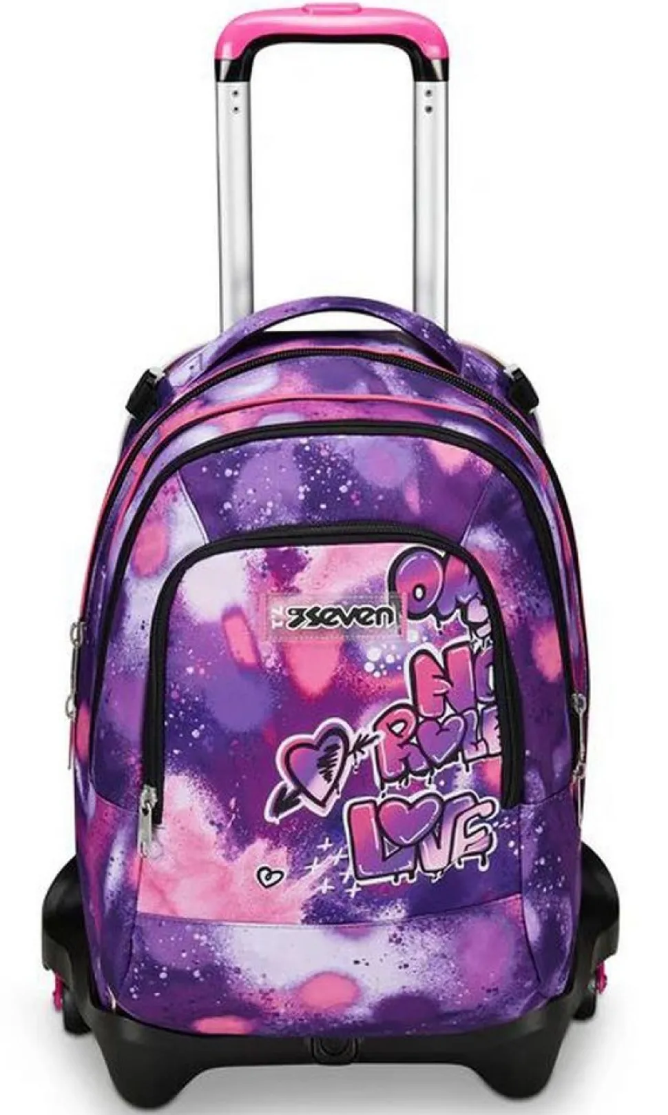 Trolley scuola Seven Jack 3 ruote Detach Bubble Street