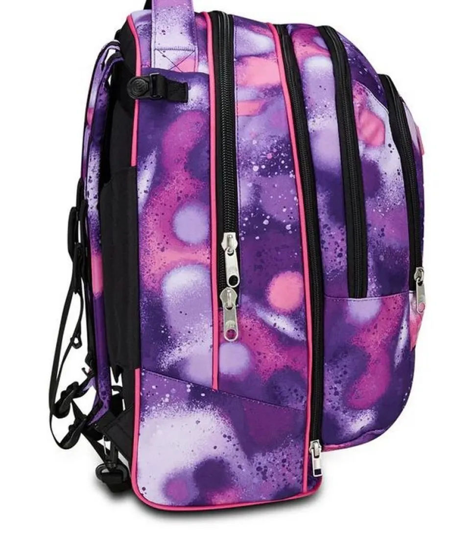 Trolley scuola Seven Jack 3 ruote Detach Bubble Street