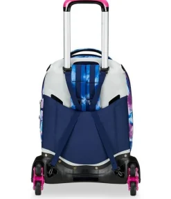 Trolley scuola Seven Jack 3 ruote Custom Cloud