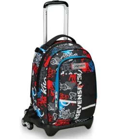 Trolley scuola Seven Jack 3 ruote Half Street