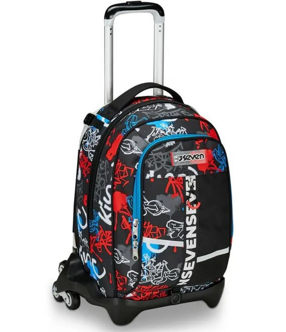 Trolley scuola Seven Jack 3 ruote Half Street