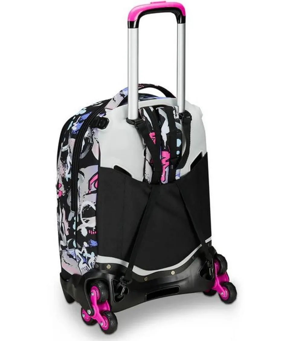 Trolley scuola Seven Jack 3 ruote Mark On Girl