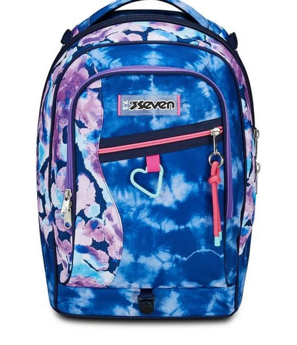 Trolley scuola Seven Jack 2 ruote Custom Cloud
