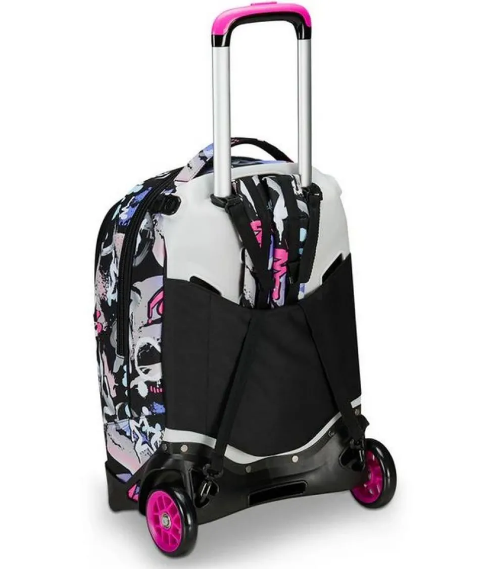 Trolley scuola Seven Jack 2 ruote Mark On Girl