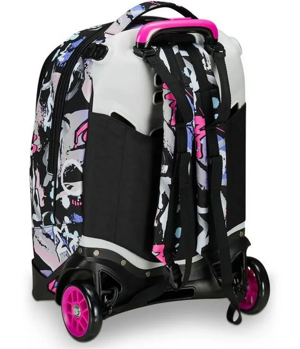 Trolley scuola Seven Jack 2 ruote Mark On Girl