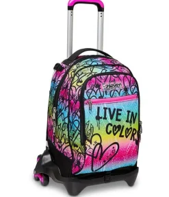 Trolley scuola Seven Jack 3 ruote Colour Expression