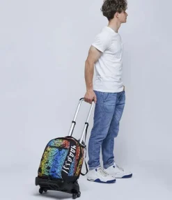 Trolley scuola Seven Jack 3 ruote Fluo Stamp