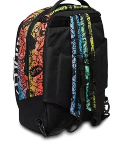 Trolley scuola Seven Jack 3 ruote Fluo Stamp