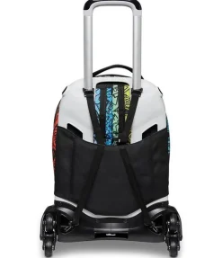 Trolley scuola Seven Jack 3 ruote Fluo Stamp