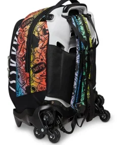Trolley scuola Seven Jack 3 ruote Fluo Stamp