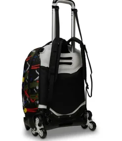 Trolley scuola Seven Jack 3 ruote Fluo Belts